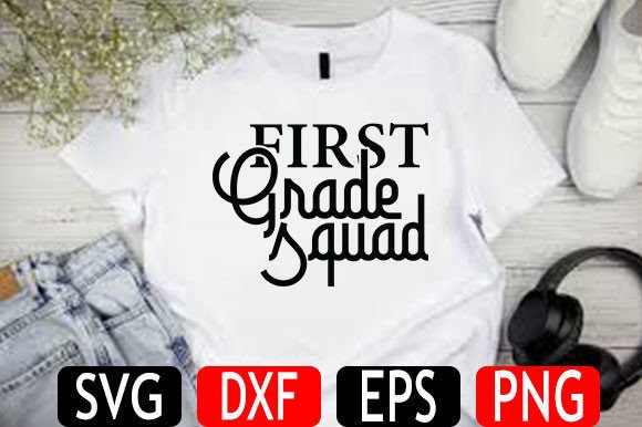 Back to School SVG Design, First Grade S