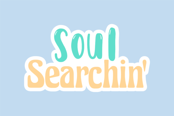 Back to School Typography Soul Searchin