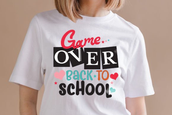 Game Over Trendy Back-to-School T-Shirt: Retro Style That Works for Real Life
