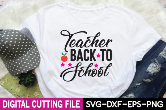 Teacher Back to School SVG Design